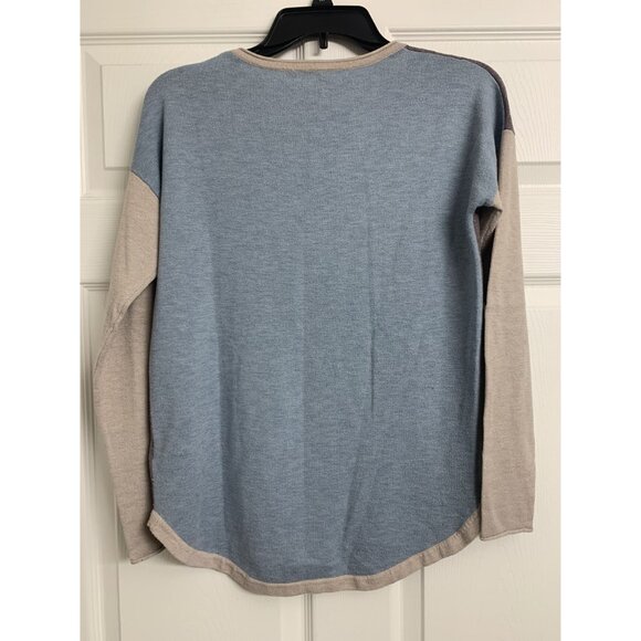 Smartwool S Lightweight Wool Colorblock Casual Henley Top Winter - Picture 3 of 8